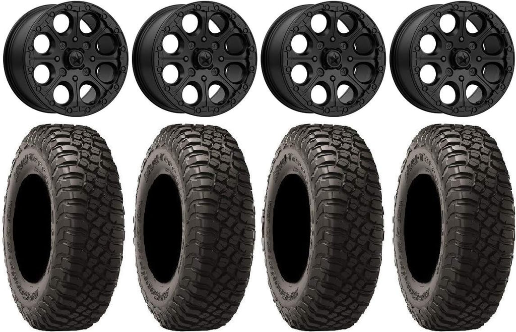 9 Items: 14 Wheels Black 30 BFG KM3 Tires Y279