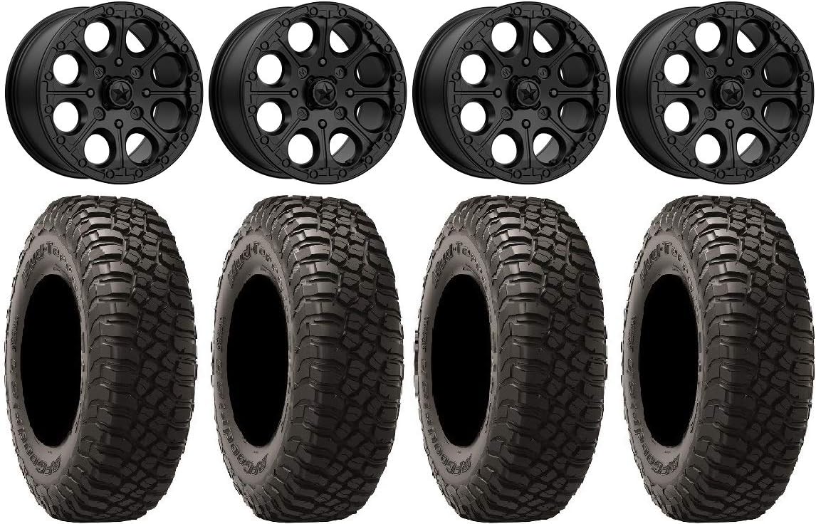 9 Items: 14 Wheels Black 30 BFG KM3 Tires Y279