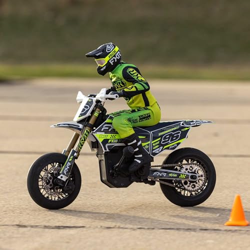 1/4 Super Moto Motorcycle FXR White RTR with Battery and Charger A180143