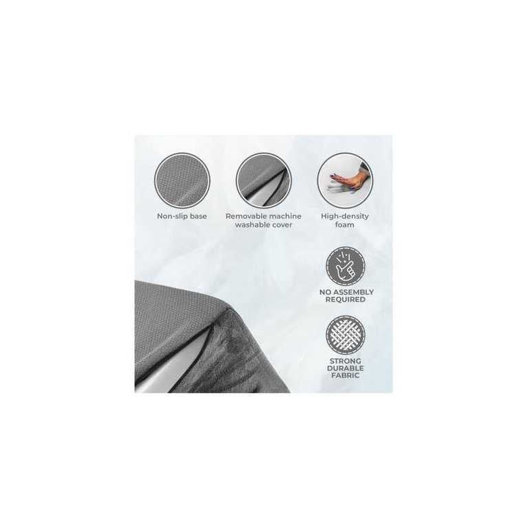 High Density Foam Sherpa Top Steps W93508