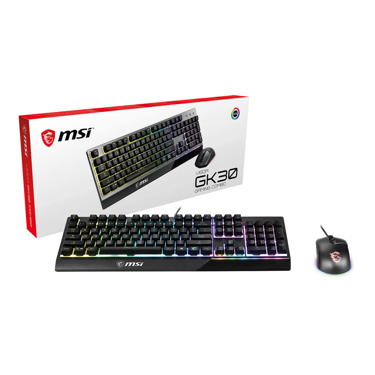 RGB MEMchanical Gaming Keyboard & Gaming Mouse B76443