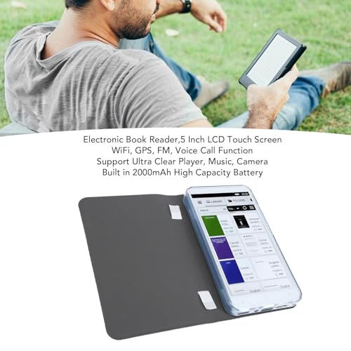 5 Inch Color LCD Touchscreen E Reader with WiFi, Bluetooth, 1GB RAM + 8GB Storage I751433