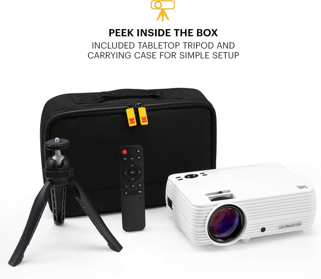 4.0 LCD Compact Home Theater Projector with 1080p Compatibility U891761