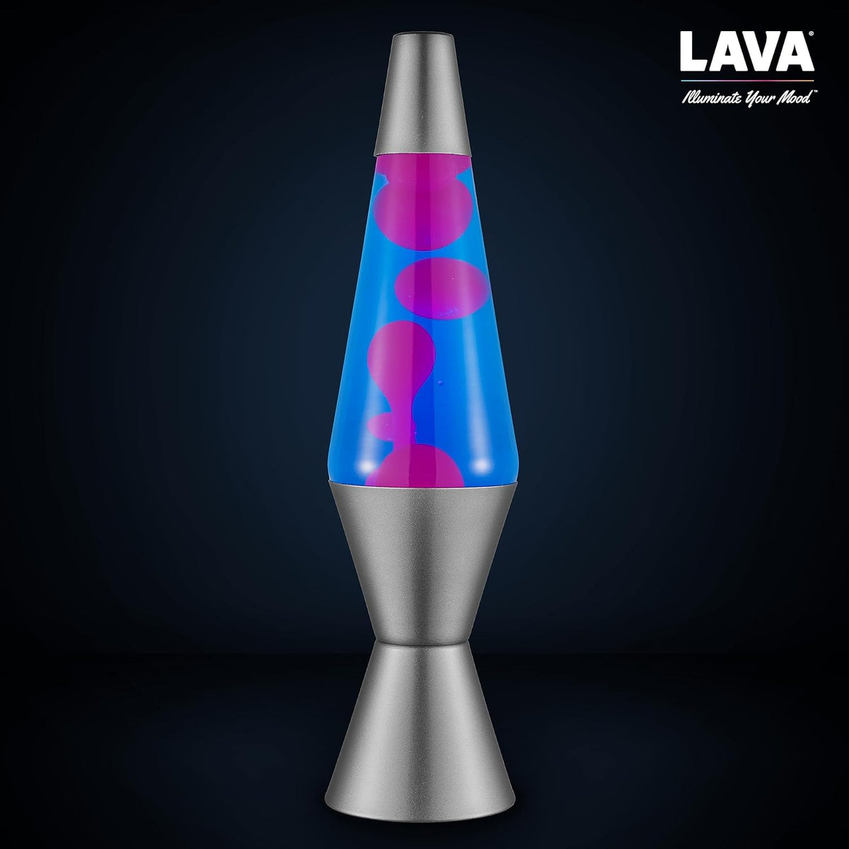 14.5" Purple Wax and Blue Liquid Motion Light K430513