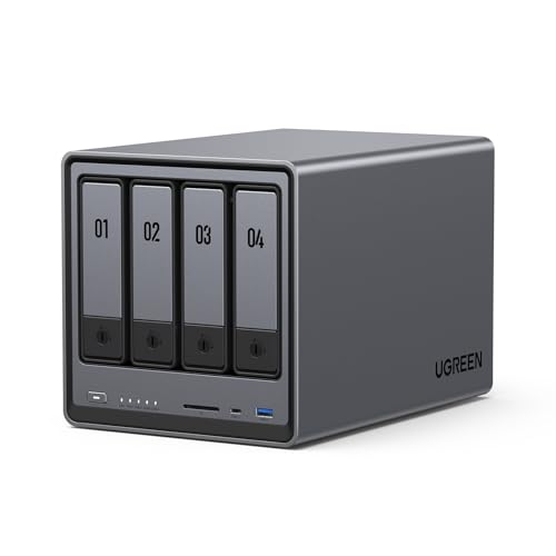 2-Bay Desktop NAS with Intel N100 Quad-core CPU, 8GB DDR5 RAM, 2.5GbE, 2 M.2 NVMe Slots, 4K HDMI V723788