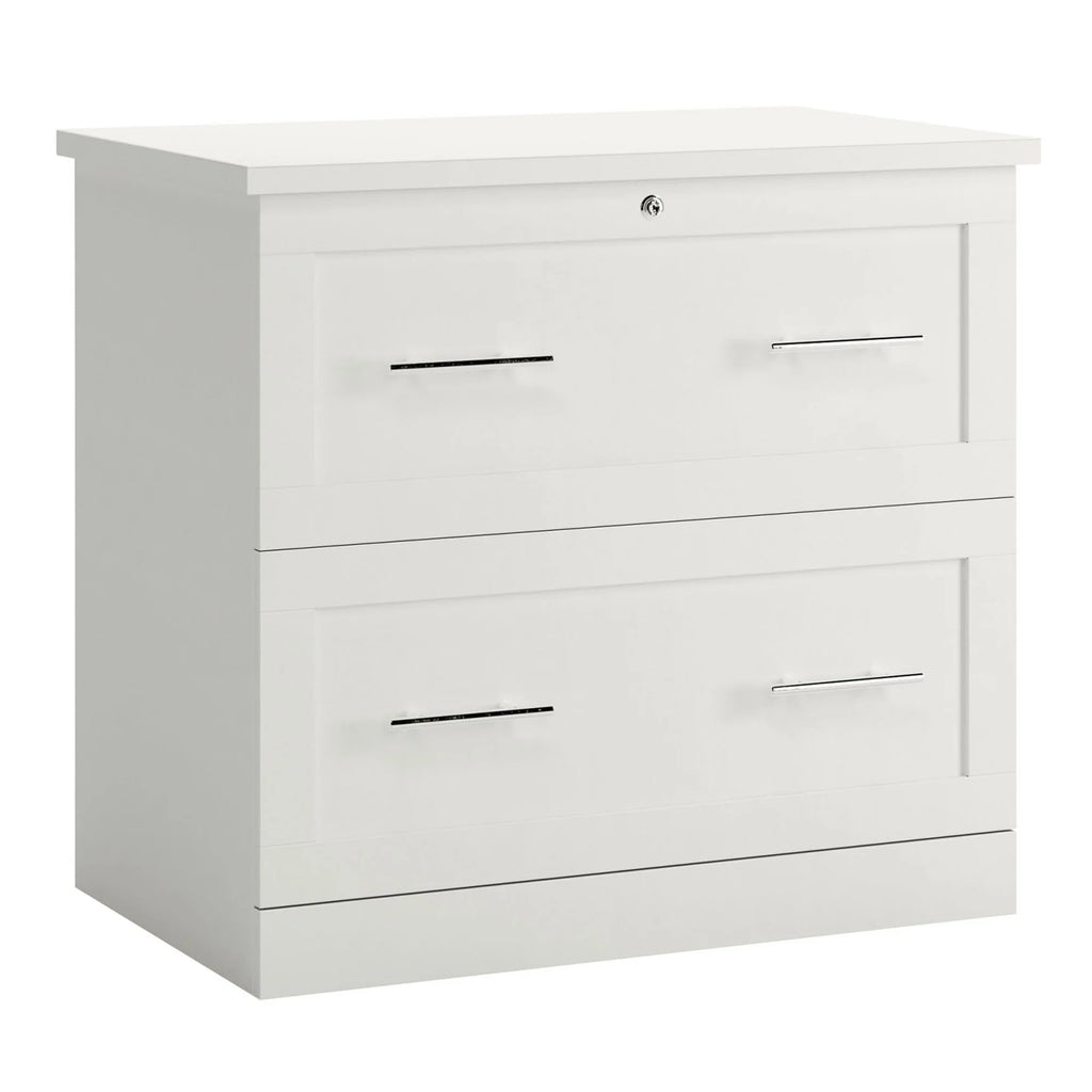White 2-Drawer Lateral File Cabinet D184315