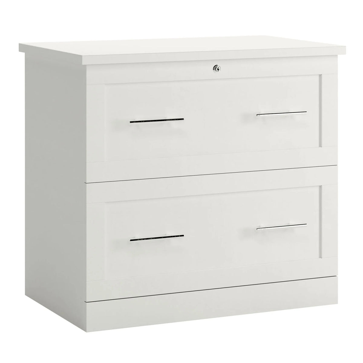 White 2-Drawer Lateral File Cabinet D184315