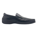 Black Waxed Leather Shoes C149