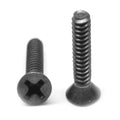 Black Zinc Plated #10-32 x 1 Fine Thread Machine Screw E645