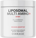 Vegan BCAA & EAA Amino Acid Supplement, 240 Capsules I43658