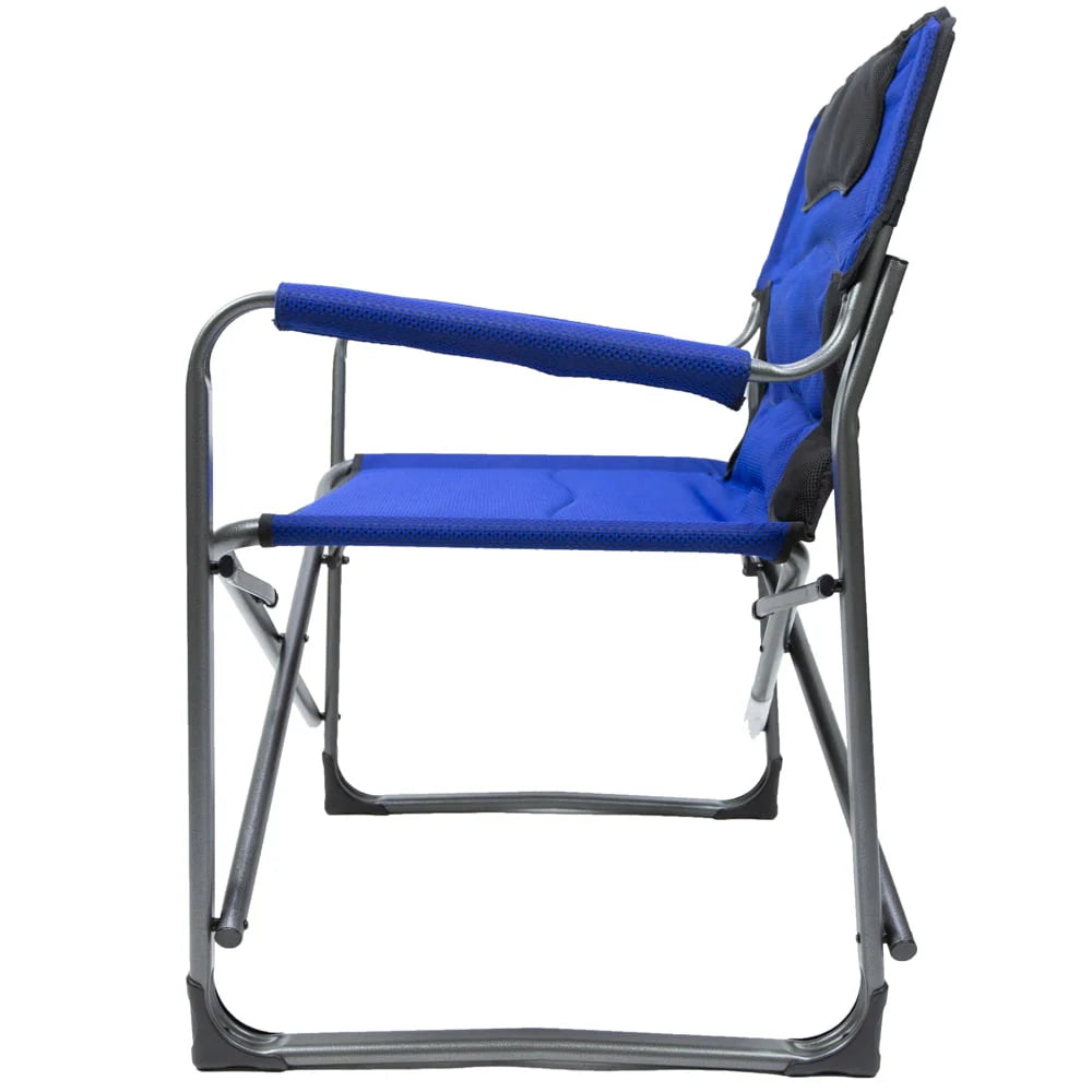 Camping Director Chair XXL Blue M17615