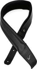 Black Leather Guitar Strap S444611