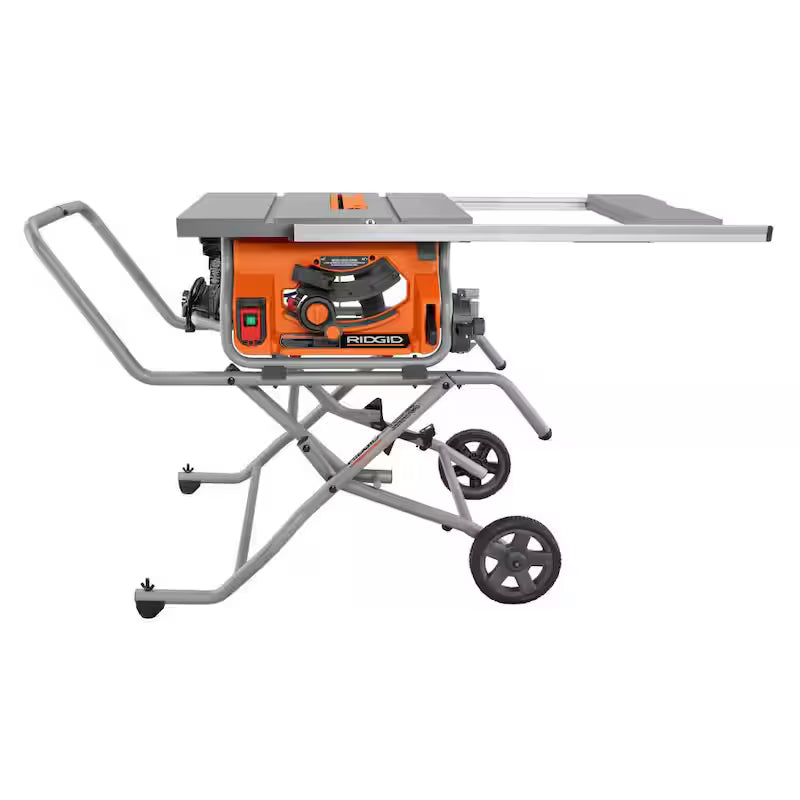 10 Amp 10 in. Corded Table Saw with Stand T621807