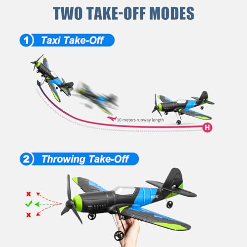 Rc Plane F-22 Remote Control Airplane 3 Channel Aircraft Toy H7535