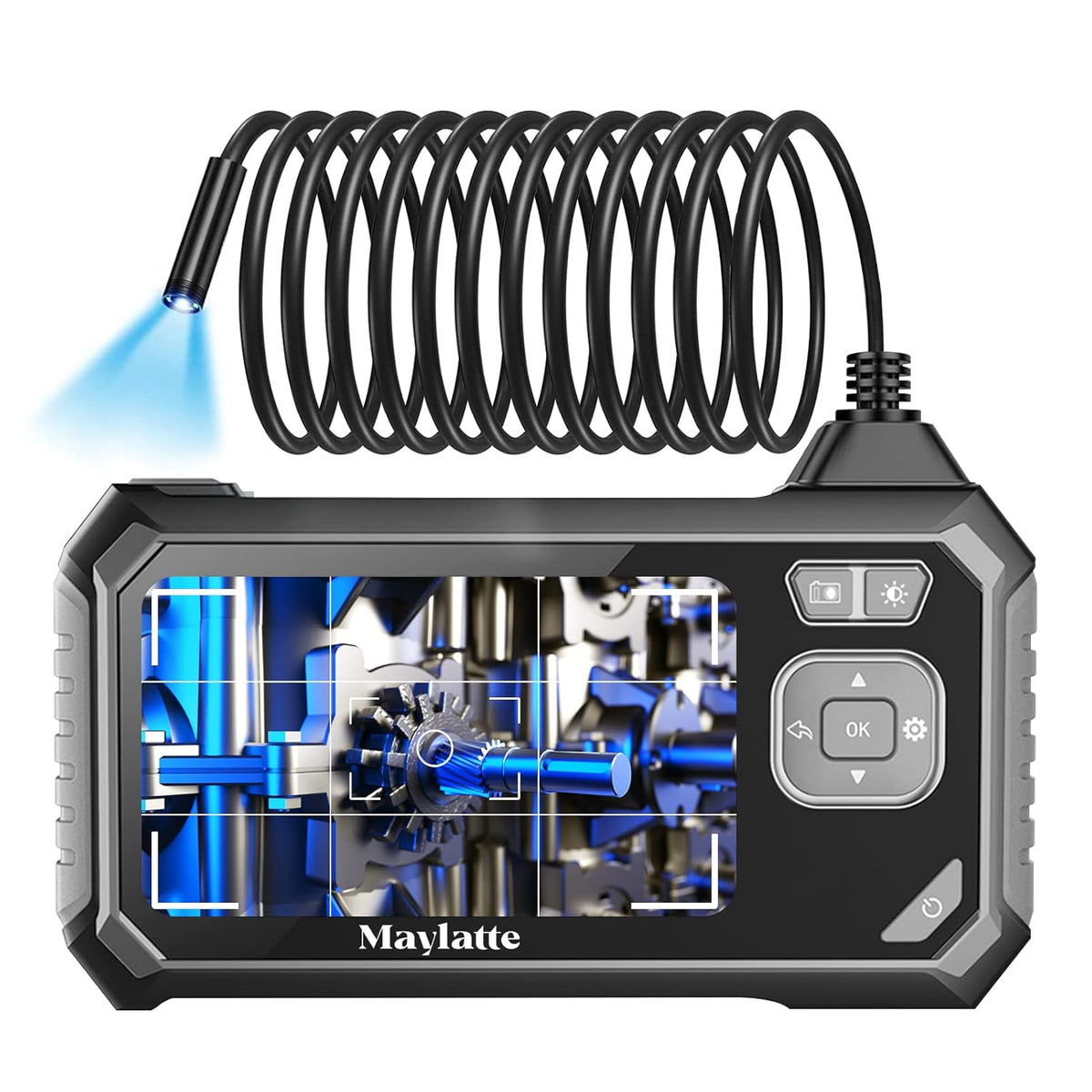4.3 Inch 1080P HD Dual Lens Endoscope D613