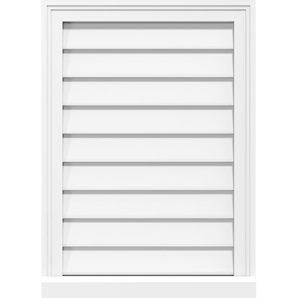 PVC Vertical Surface Mount Gable Vent P427