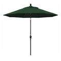 9 ft. Aluminum Push Button Tilt Market Umbrella Hunter Green W322684