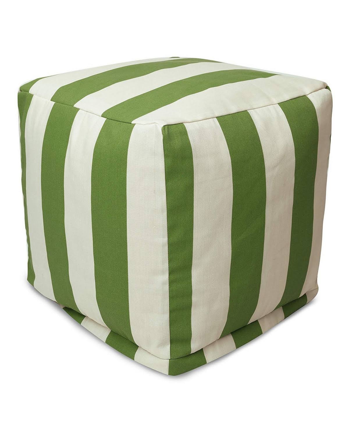 Indoor/Outdoor Vertical Stripe Small Cube U5829