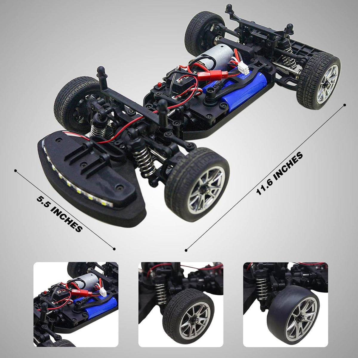 1/16 Scale RC Drift Car 2.4GHz High Speed Offroad M84446