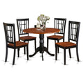 5 Piece Kitchen Table Set with 4 Wood Chairs G8683