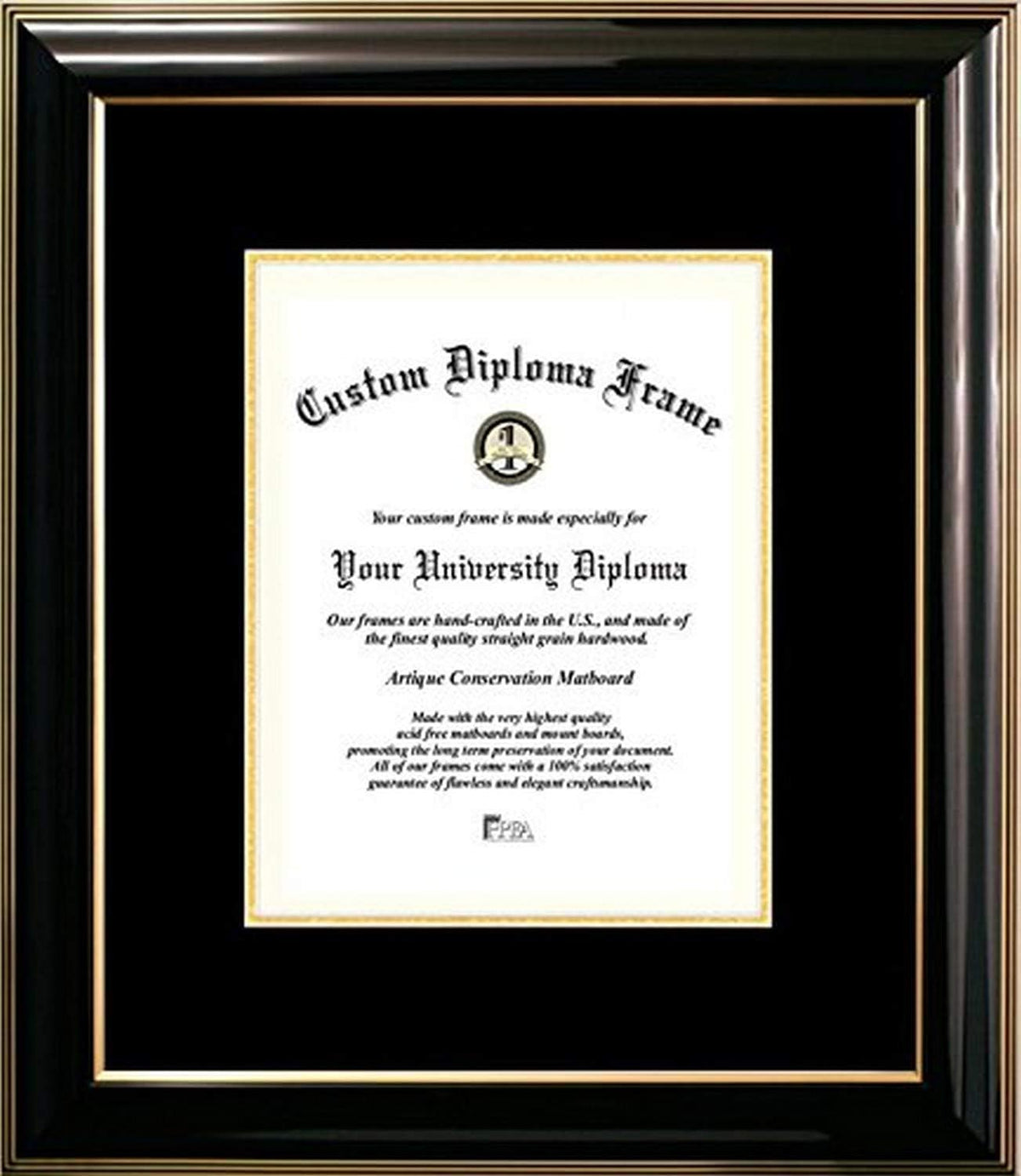 Black Certificate Frame 8.5 x 11 Inches T28757