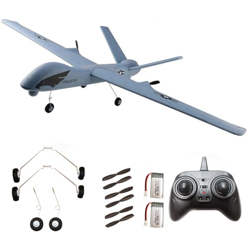 2.4Ghz 2 Channels RC Plane with 2 Batteries, Wingspan 660mm R128
