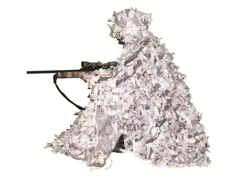 Snow Camo One Size Poncho Z8055