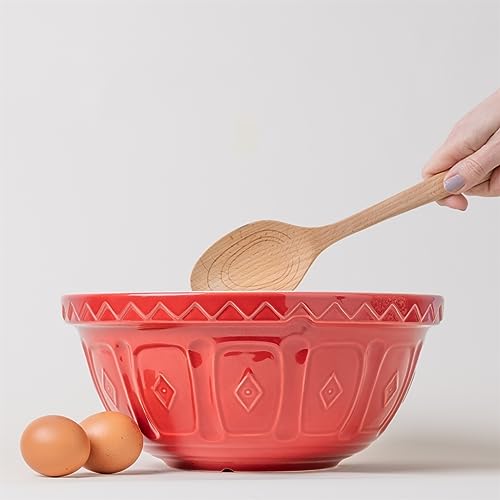 Cream 29 Centimetre Chip Resistant Earthenware Mixing Bowl H366552
