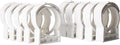White 10pack Polypropylene Pipe Hanger for 4 inch Pipe M84475