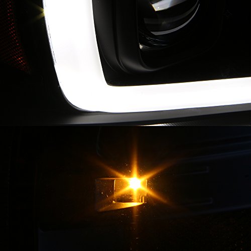 Black LED Projector Headlights Pair O26530