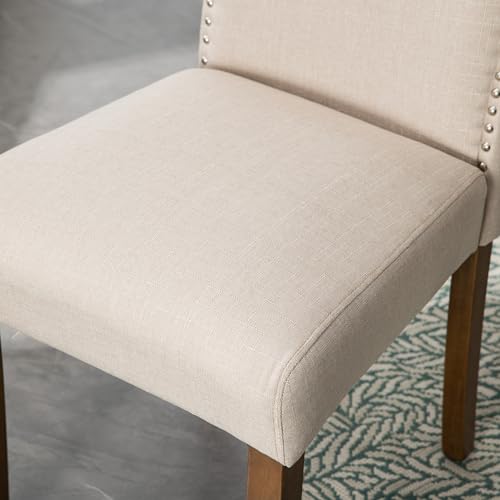 Set of 4 Smoky Grey Upholstered Dining Chair Y338197