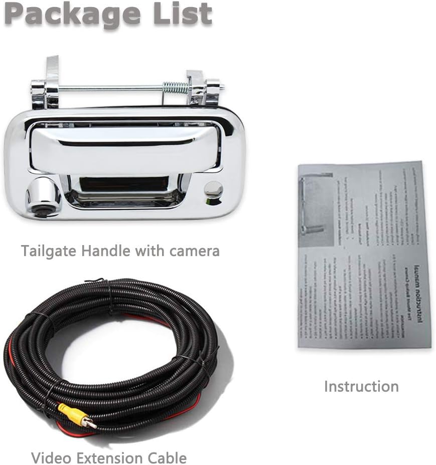 Tailgate Handle Backup Rear View Reverse Camera R553174