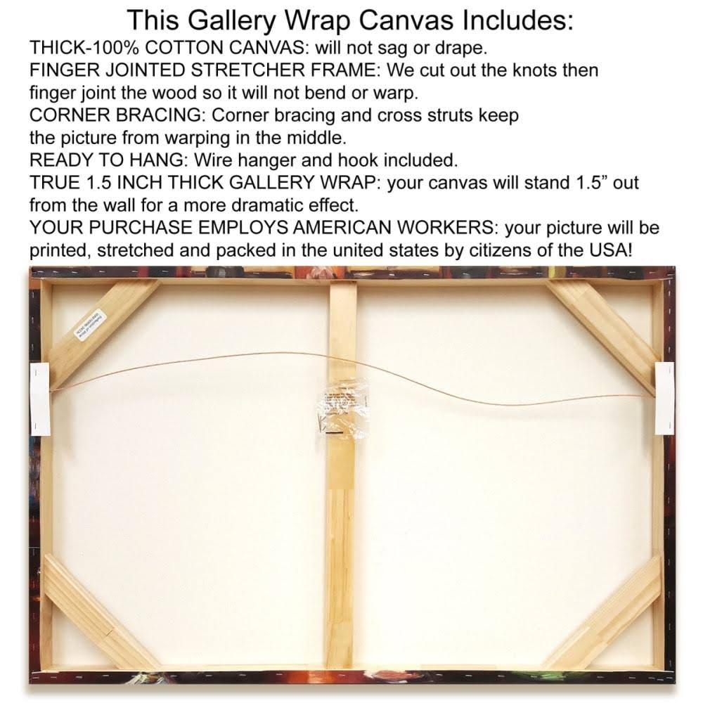 Giclee on Gallery Wrap Canvas H78990
