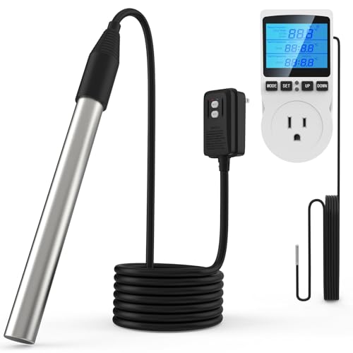 1800W Immersion Water Heater with Auto Thermostat & GFCI P196
