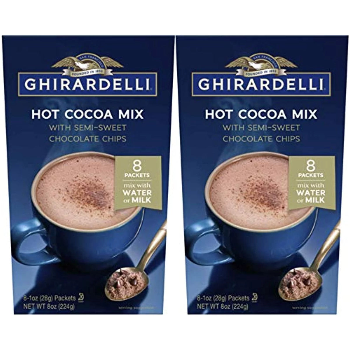 2 Boxes Hot Cocoa With Semi-Sweet Chocolate Chips P4560