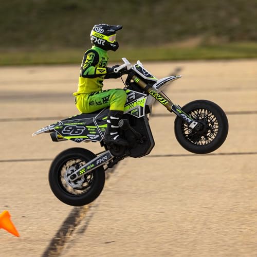 1/4 Super Moto Motorcycle FXR White RTR with Battery and Charger A180143