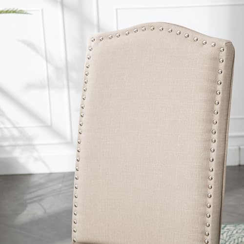 Set of 4 Smoky Grey Upholstered Dining Chair Y338197