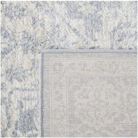 Light Grey & Ivory Runner Rug P23461