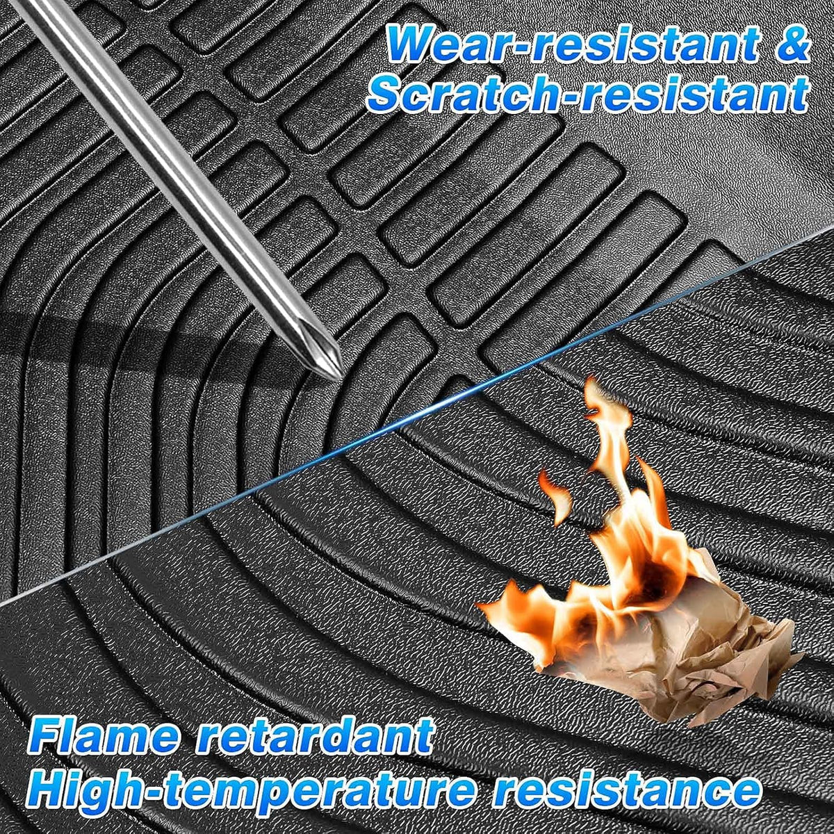 All Weather Floor Liners 3 Row Set V869