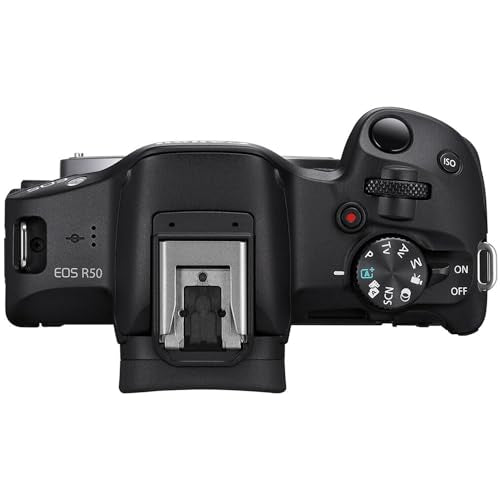 Black Mirrorless Camera with RF-S 18-45mm and RF-S 55-210mm Lens Kit O571969