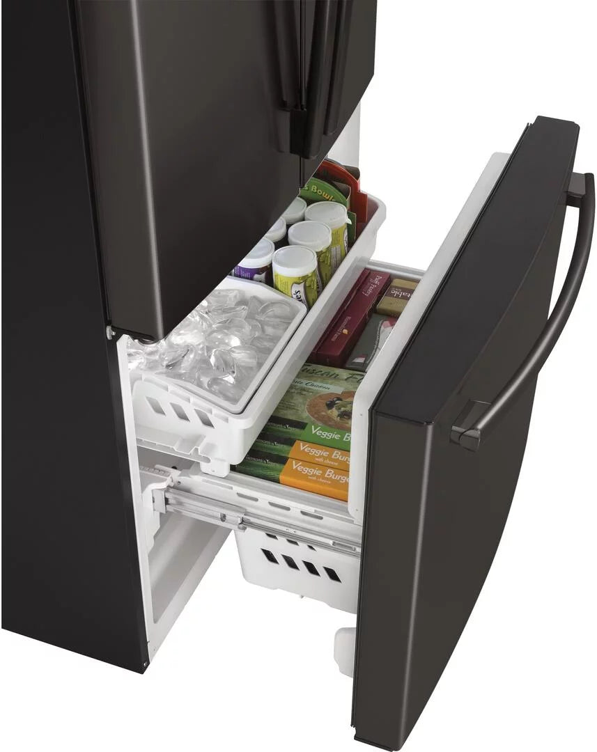 Black Stainless Steel Counter Depth French Door Refrigerator G250
