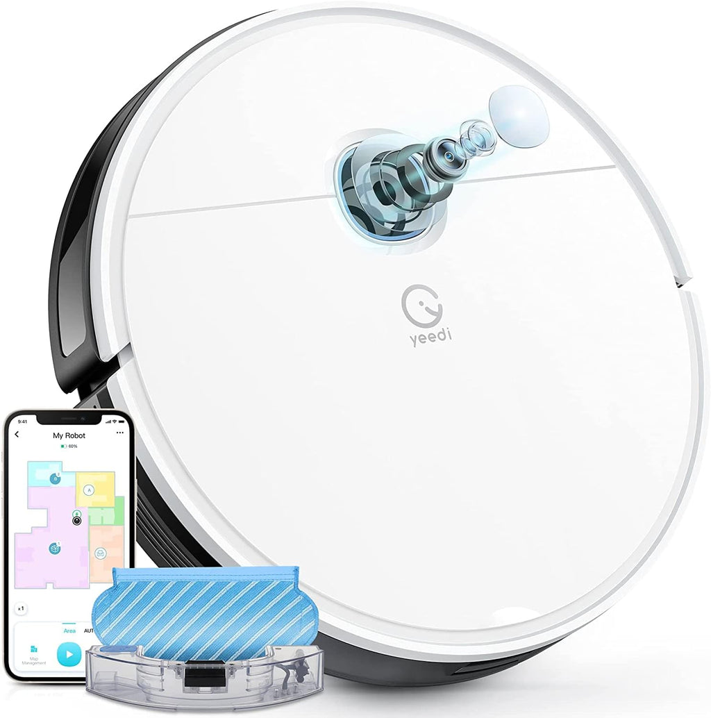 Robot Vacuum and Mop, 3000Pa Suction, 200mins Runtime Z871839