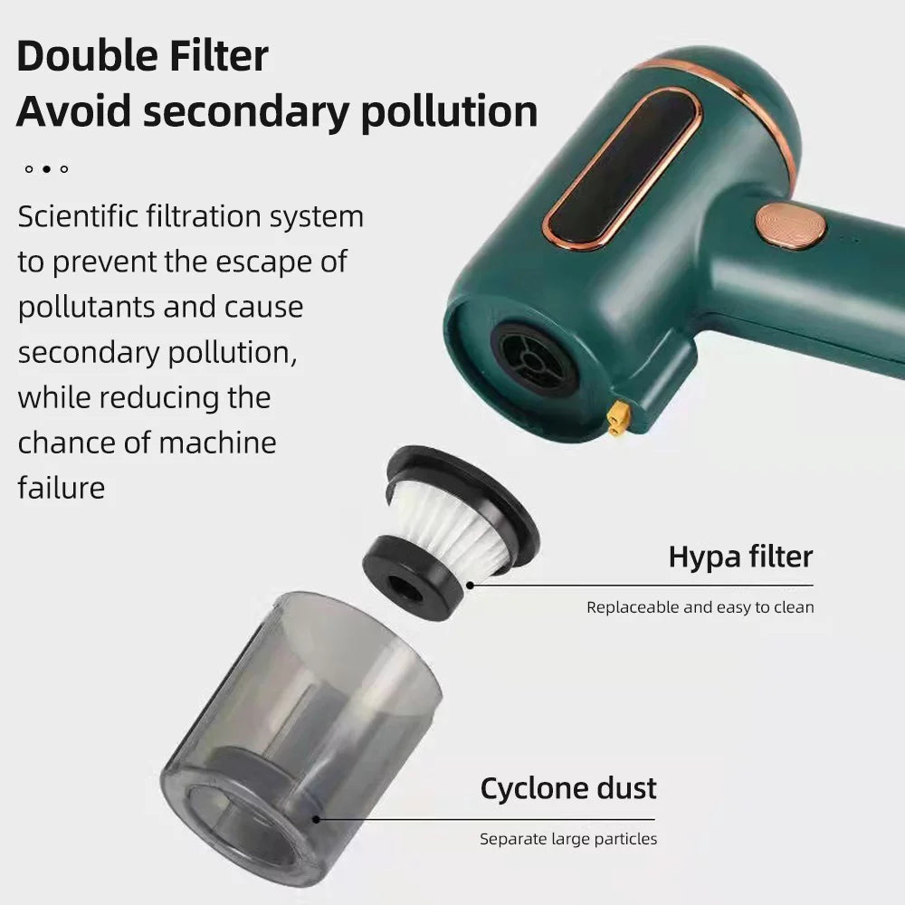 Wireless Household Mite Removal Machine 7200PA 120W Double Vacuum Cleaner UV Lamp Z437