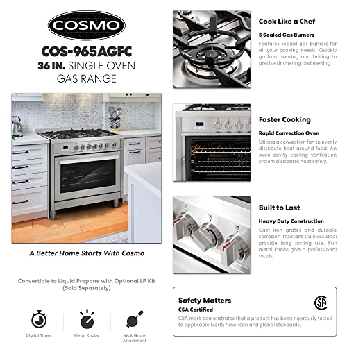 5 Burner Gas Range F67266