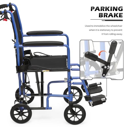 Lightweight 16 Inch Seat Wheelchair with Locking Hand Brakes T291304