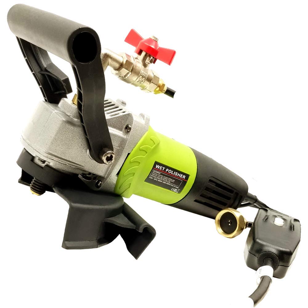 Variable Speed Wet Polisher Grinder Sander with 4'' Diamond Polishing Pads E78028