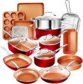 20 Pc Nonstick Ceramic Pots and Pans Set with Lids V933960