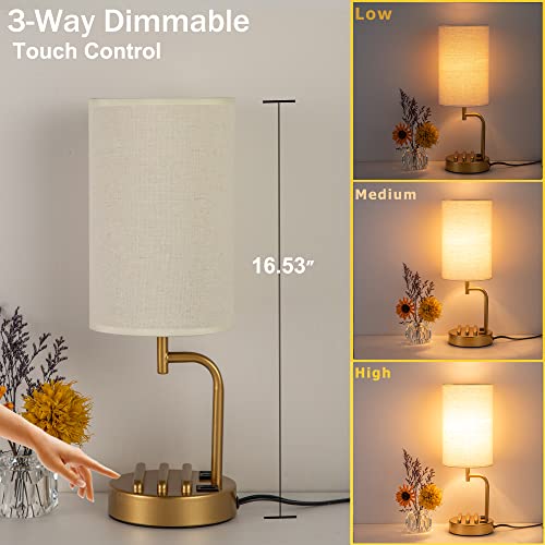 Touch Control USB Table Lamp with Dimmable LED Bulb Z38287