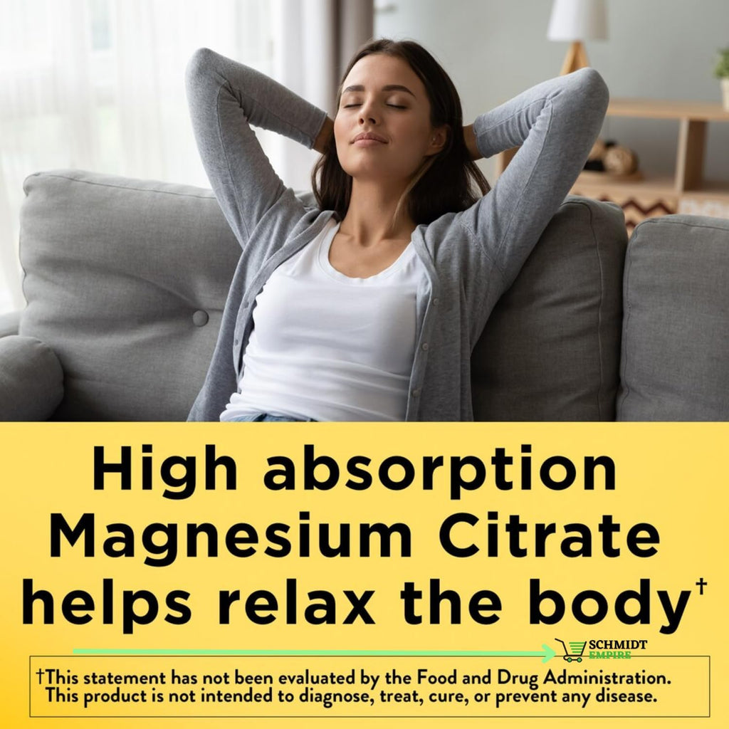 Magnesium Citrate 250 mg Supplement, 180 Count Softgels P315