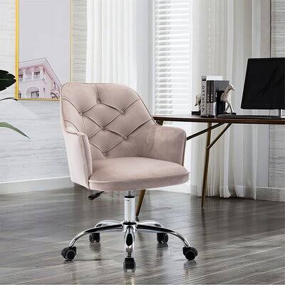Gray Velvet Task Chair E869917
